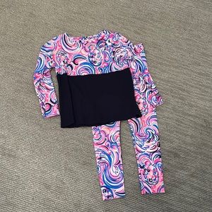 Girls Lilly Pulitzer size medium 6-7 set top and bottom